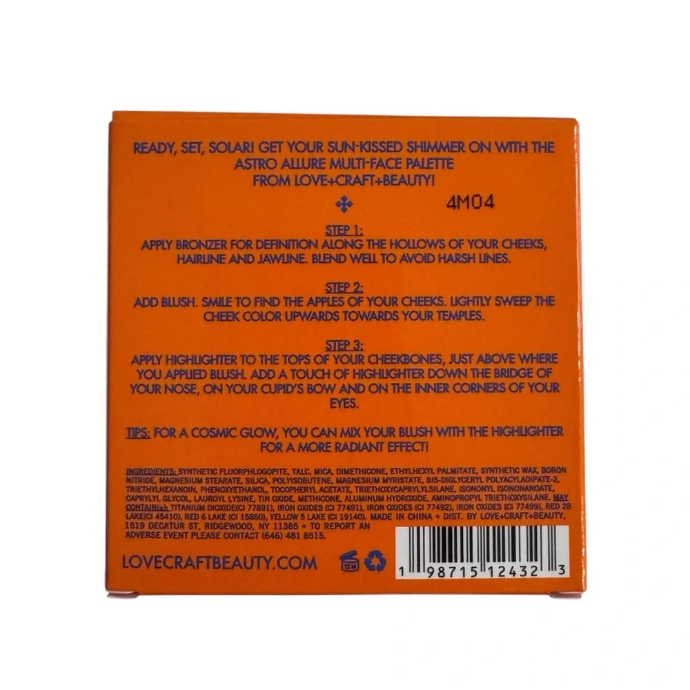 LOVE+CRAFT+BEAUTY Astro Allure Multi-Face Palette NIB